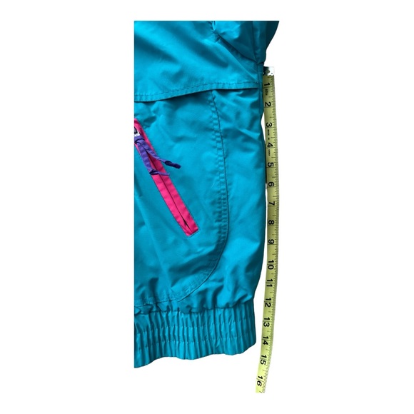 Cabin Creek Teal Pink Vaporwave Insulated Ski Jacket Coat Size XS Vintage - Picture 5 of 10